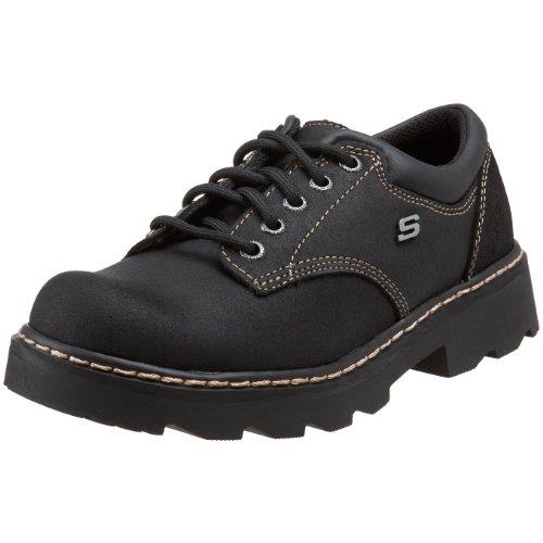 Skechers Women`s Parties-mate Oxford Shoes - Choose Sz/col Black Suede Leather