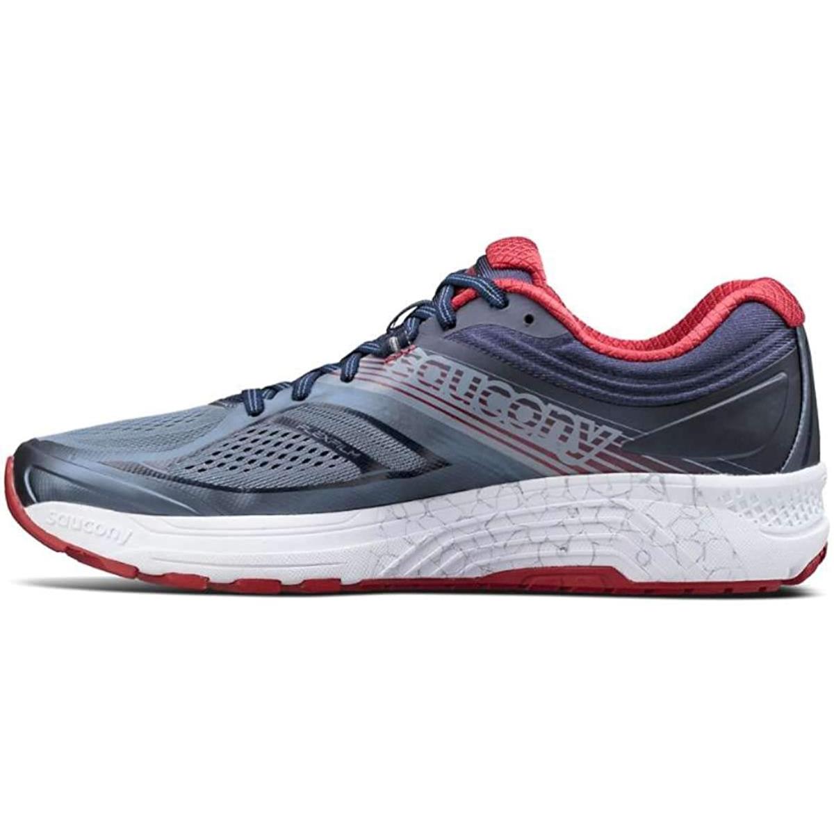 Saucony Men`s Guide 10 Running Shoes Navy/Red