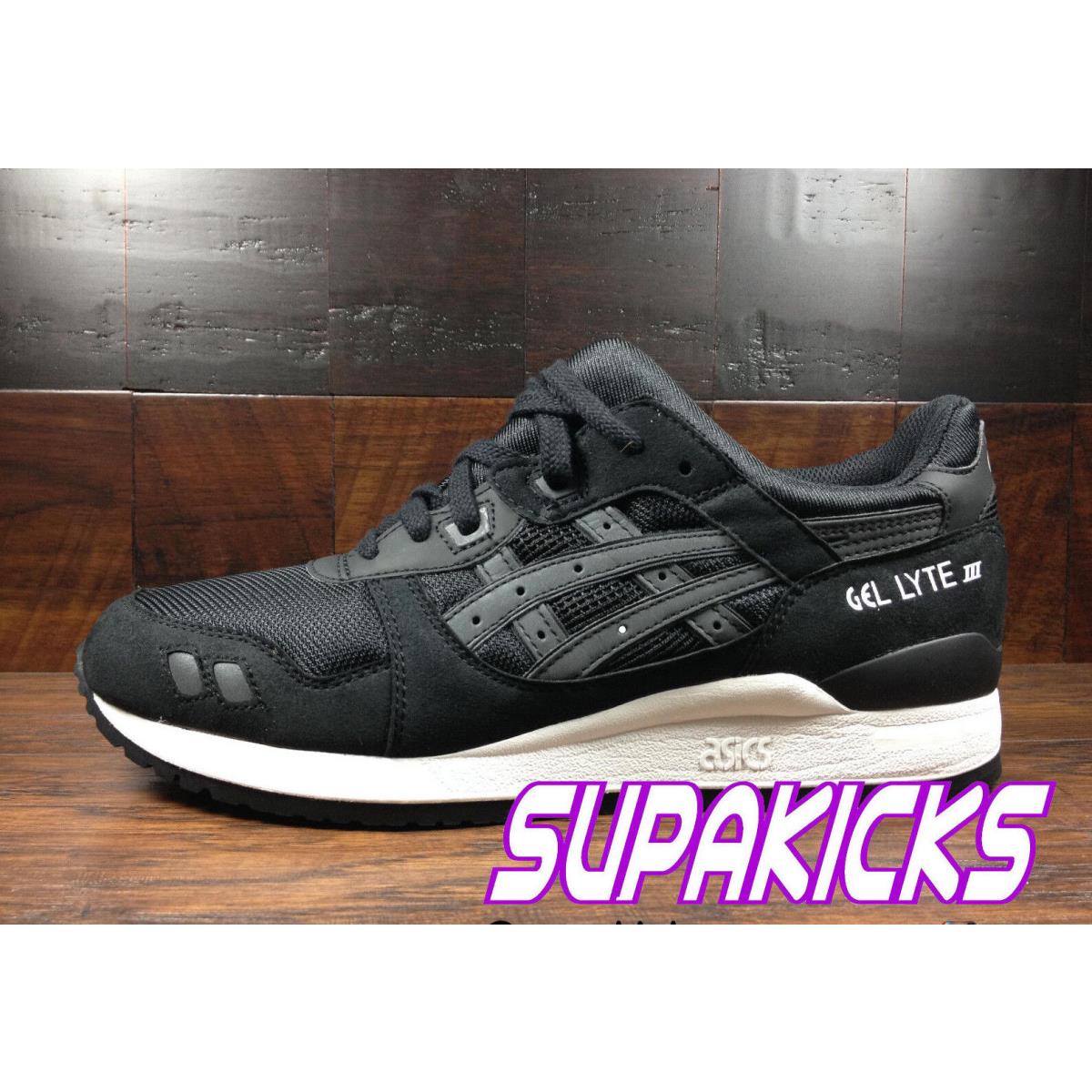 Asics Gel lyte 3 Iii Black white Monochrome H5B2N 9090 Running Mens Classic Men 5.5 Wmn 7 SporTipTop