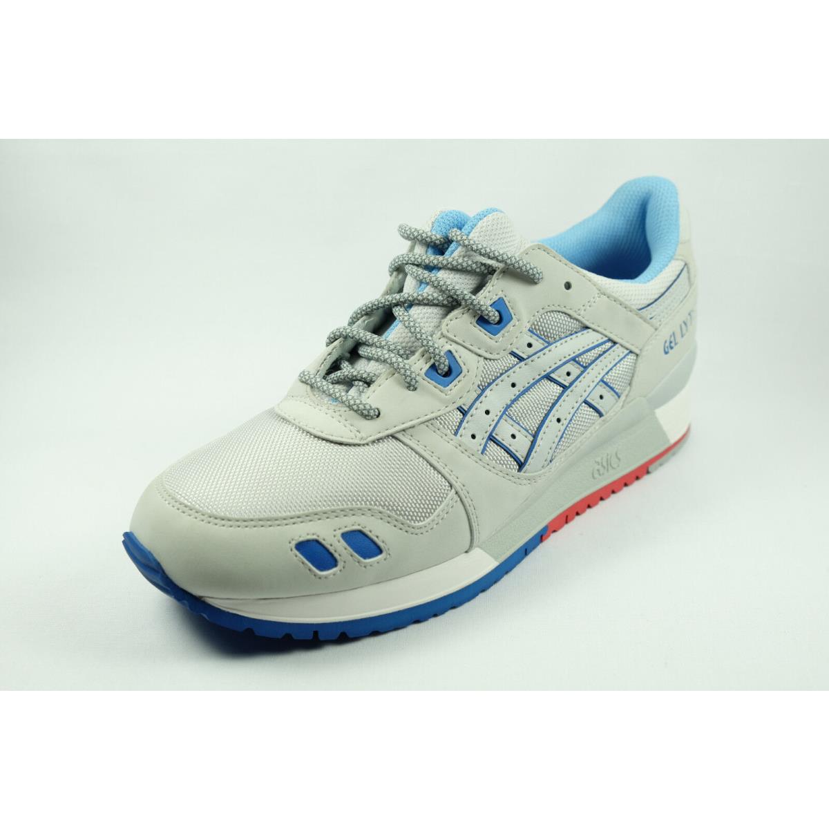 ASICS shoes III - Soft Grey / Blue / Red 0