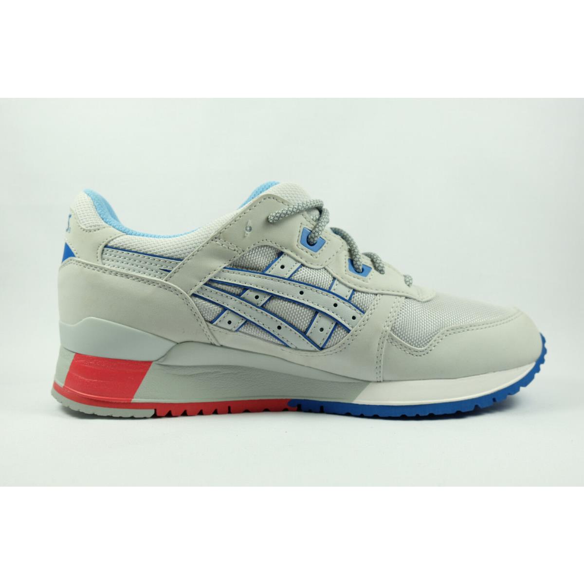 ASICS shoes III - Soft Grey / Blue / Red 2