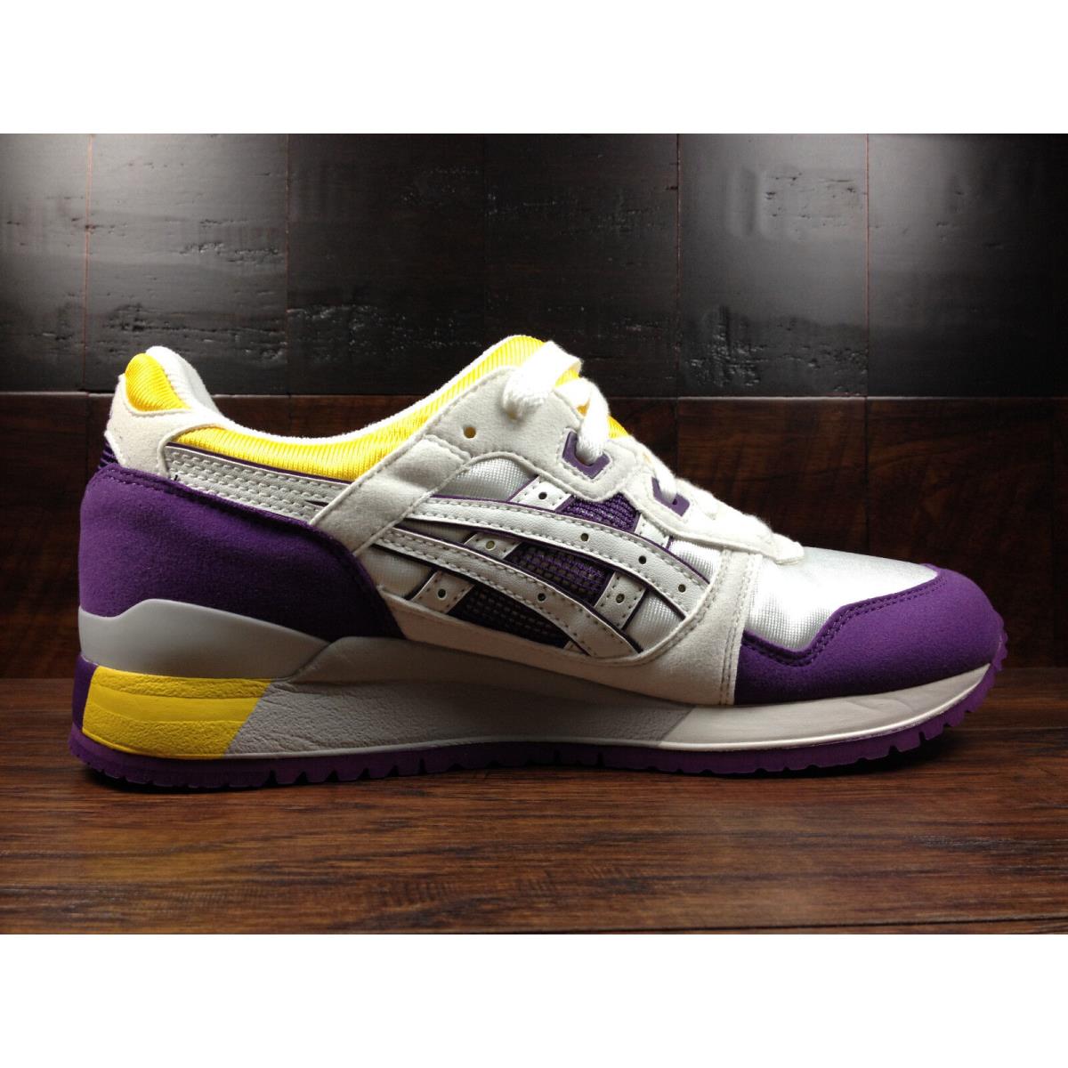 ASICS shoes III - White / Purple / Yellow 1