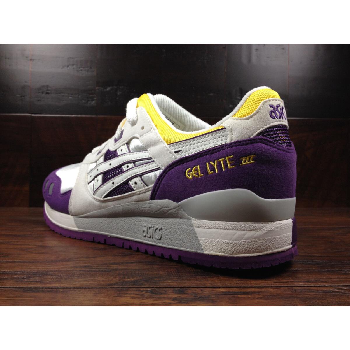 ASICS shoes III - White / Purple / Yellow 2