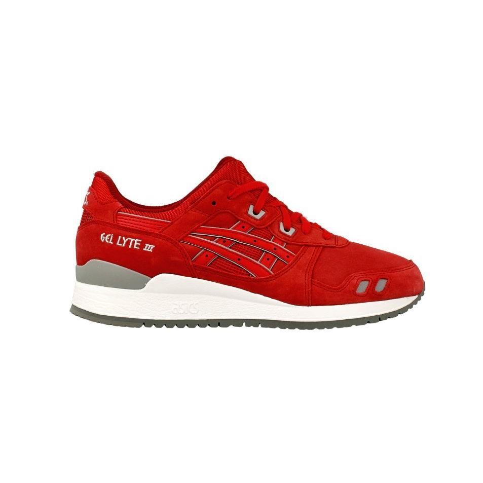 Asics Gel-lyte 3 Iii Red/red Puddle Pack Suede H5U3L-2323 Running Mens - Red / Red