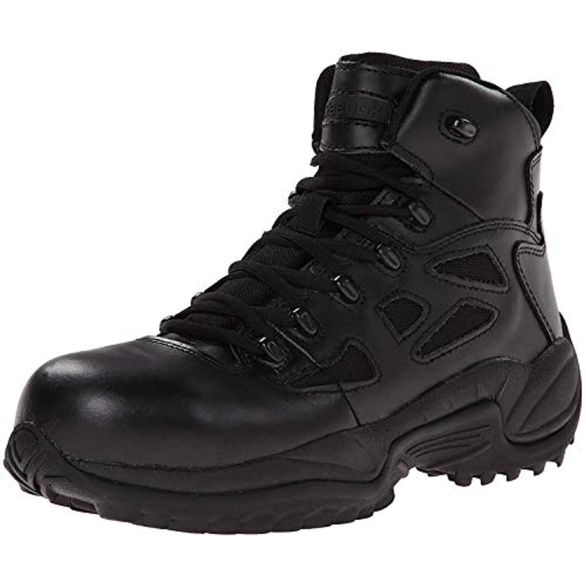 Reebok Duty Men`s Rapid Response Tactical Comp Toe Boot - All Colors - All Sizes Black