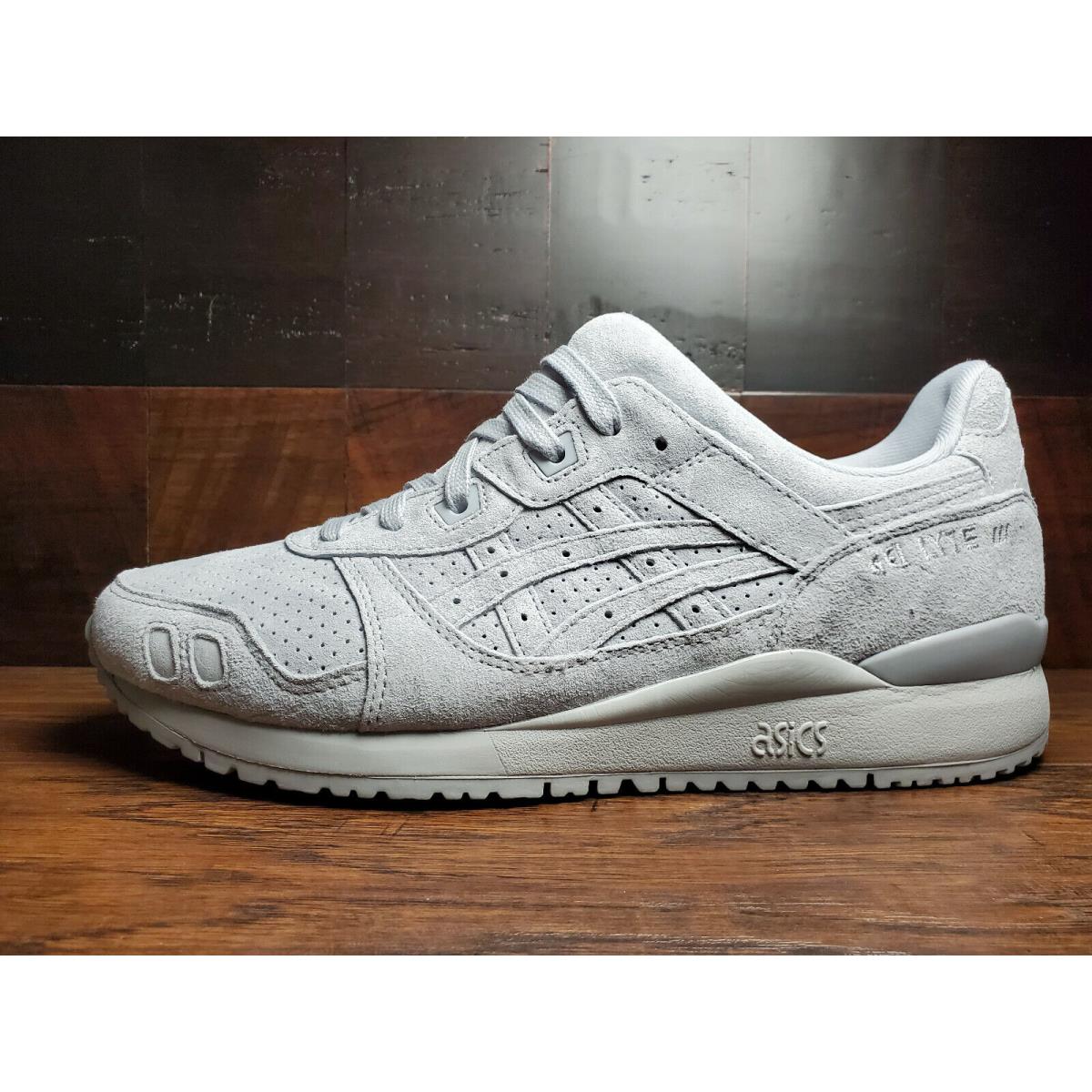 Asics grey suede best sale