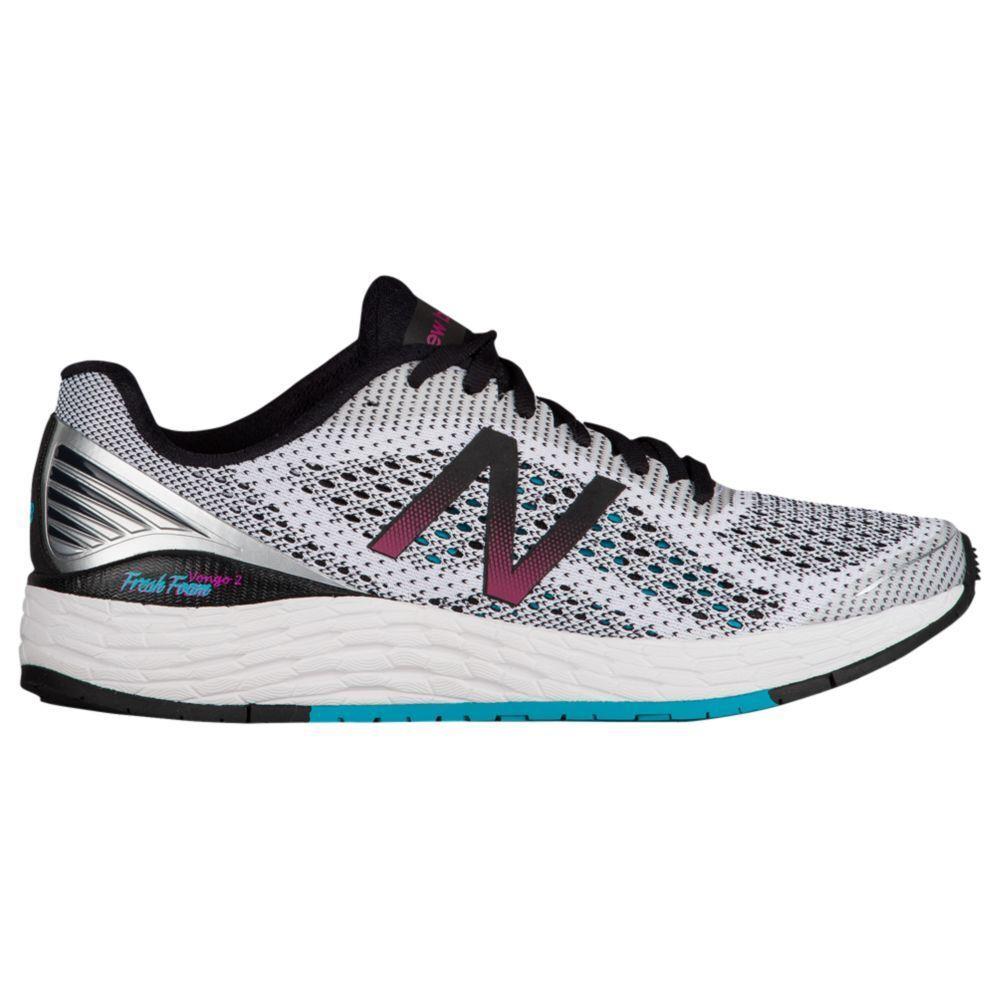 New Balance Women`s Fresh Foam Vongo V2 Size 6 White Blue MVNGOWB2