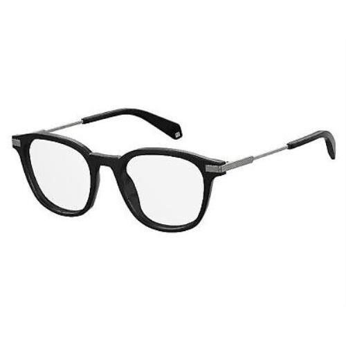 Polaroid PLD347-80700 Black Eyeglasses - Black Frame, Clear Lens Lens