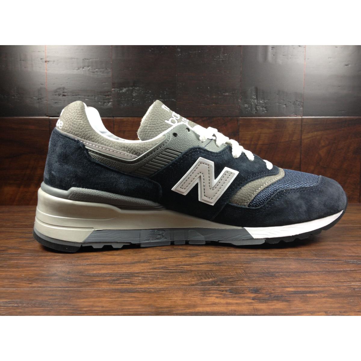 New Balance shoes  - Navy Suede / Grey / White , Navy Suede / Grey / White Main 1