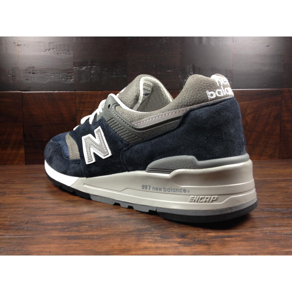 New Balance shoes  - Navy Suede / Grey / White , Navy Suede / Grey / White Main 2