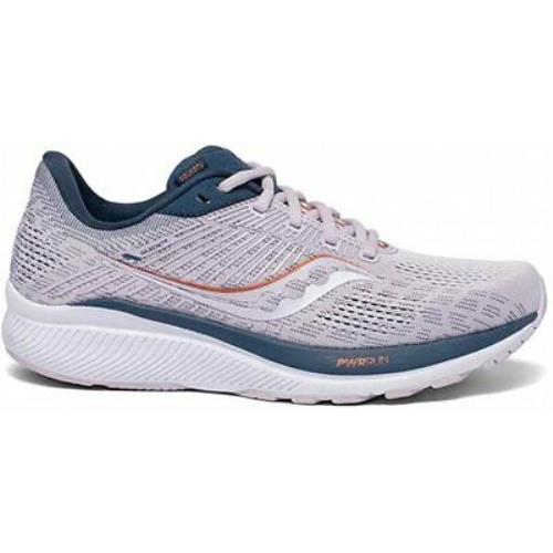 Saucony Women`s Guide 14 Running Shoe Lilac/navy 8 B M US - Lilac/Navy , Lilac/Navy Manufacturer