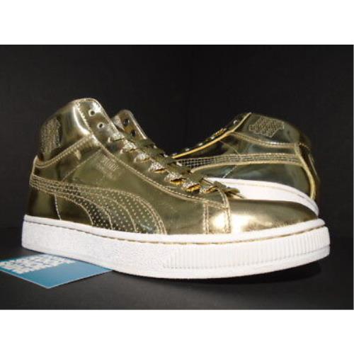 Tell Reviewer simultaneous 2009 Puma Undftd 24K Mid Metallic Gold White Undefeated 349567-01 10 |  055121050625 - Puma shoes UNDFTD Mid - Gold | SporTipTop