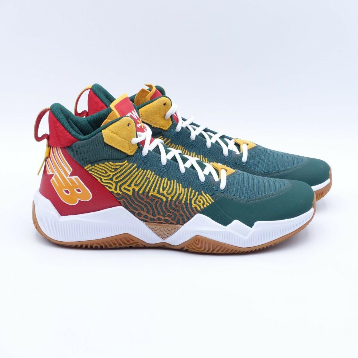 Size 11.5 Men`s Balance Two Wxy Basketball Shoes BB2WXYSO Green/maroon