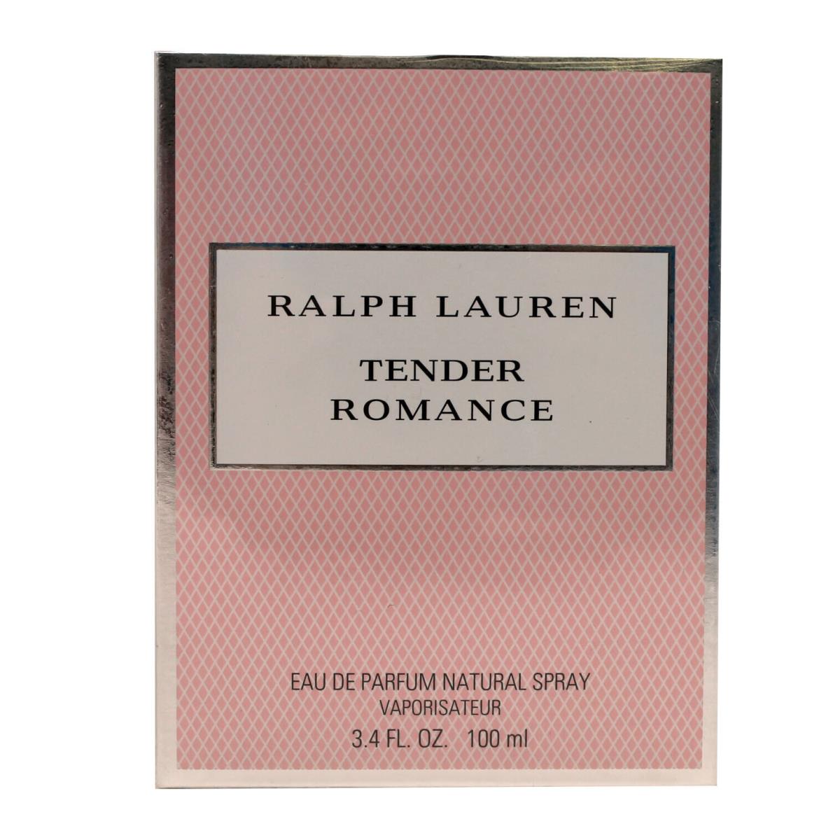 Tender Romance by Ralph Lauren Edp Eau de Parfum For Women 3.4 oz 100 ml