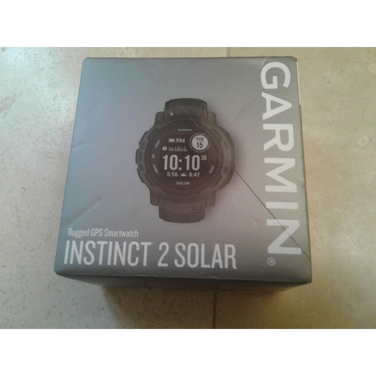 Garmin Instinct 2 Solar Gps Rugged Outdoor Smartwatch Graphite