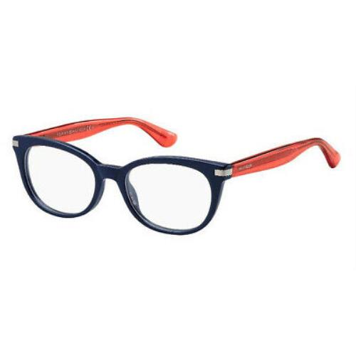 Tommy Hilfiger TH1519-PJP18 Blue/orange Eyeglasses - Frame: Blue/Orange, Lens: