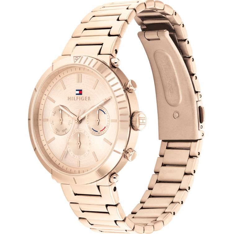 Tommy Hilfiger Multifunction Rose Gold Stainless Steel Women s Watch - 1782347