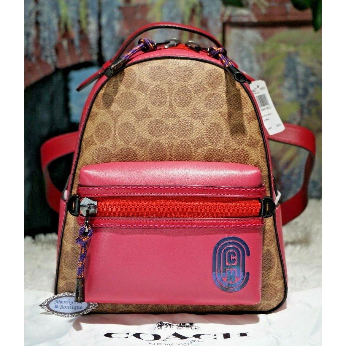 coach campus backpack 23 red