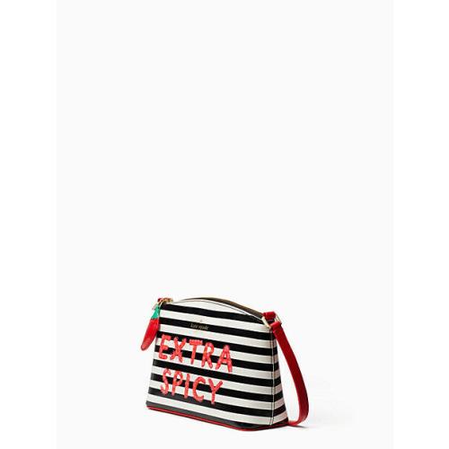 Kate Spade Extra Spicy Millie Crossbody Black Red WKRU5324 Kate