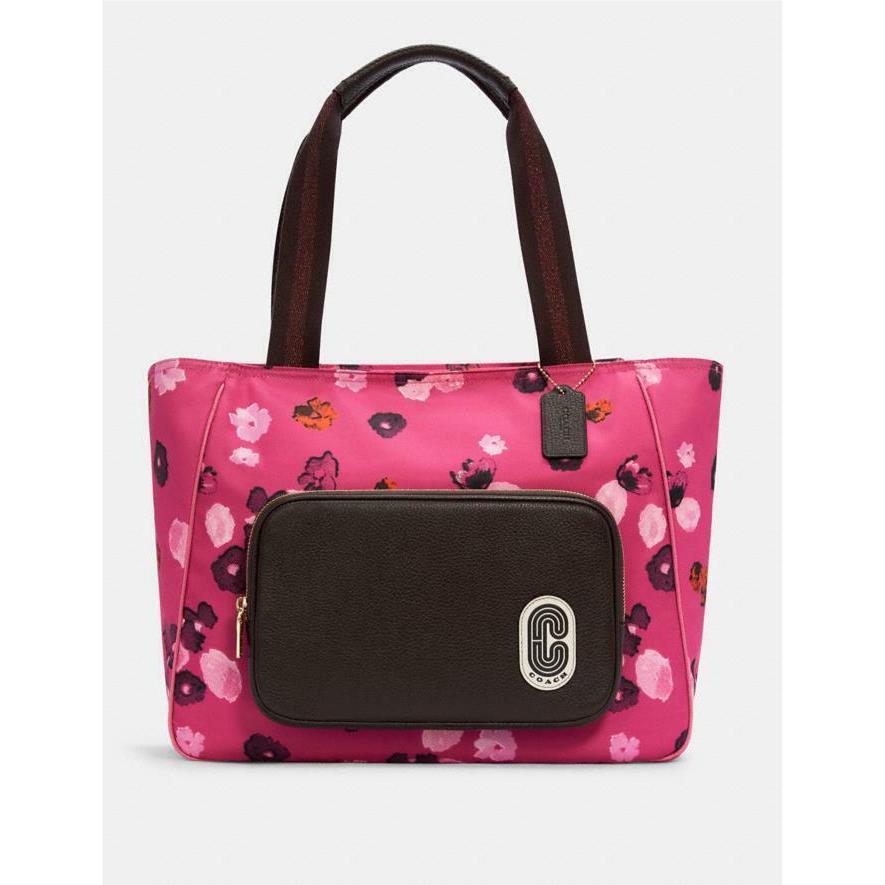 Coach C5670 Court Tote with Halftone Floral Print Msrp: