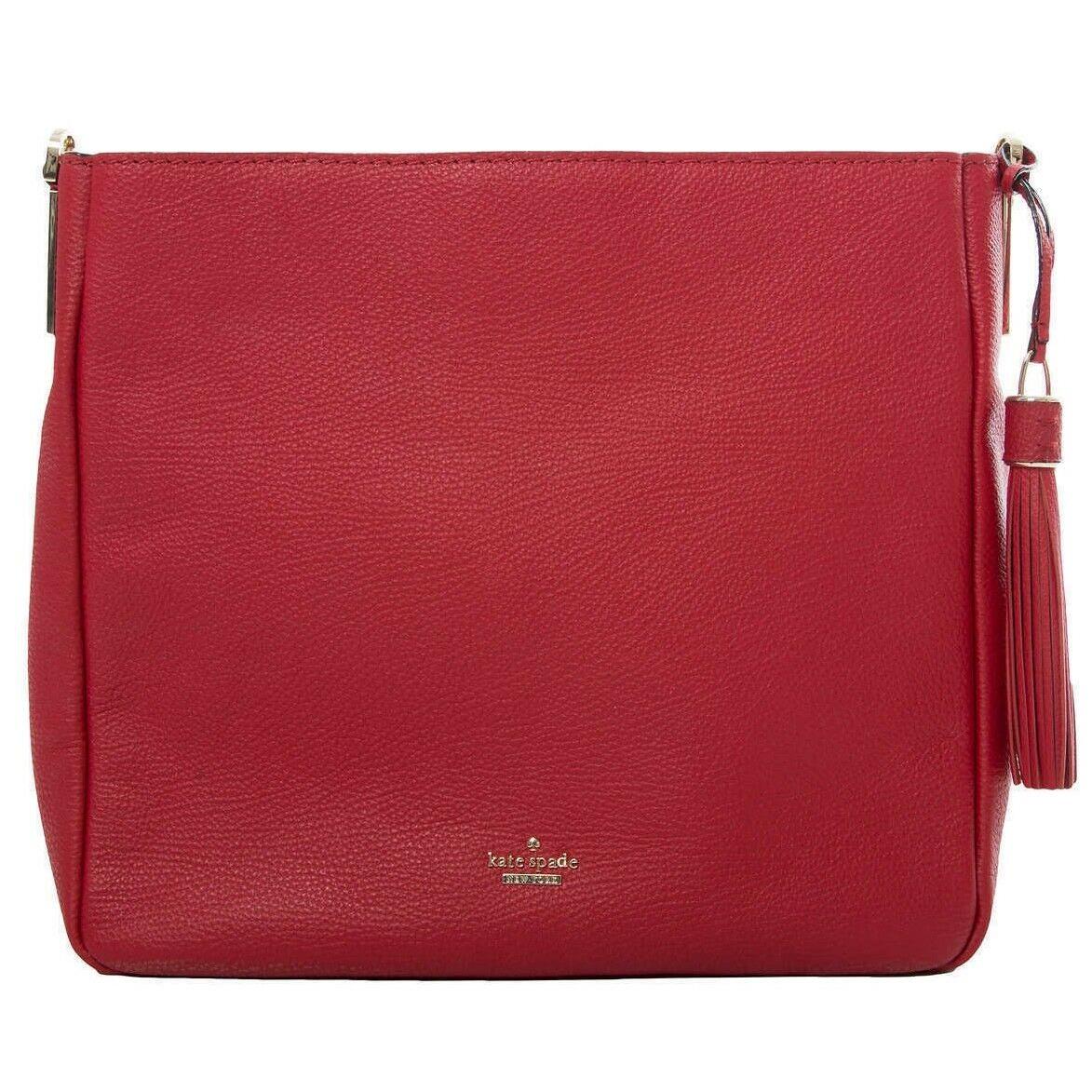 Kate Spade New York PXRU9186 Kingston Drive Leah Red Heirloom Handbag - New