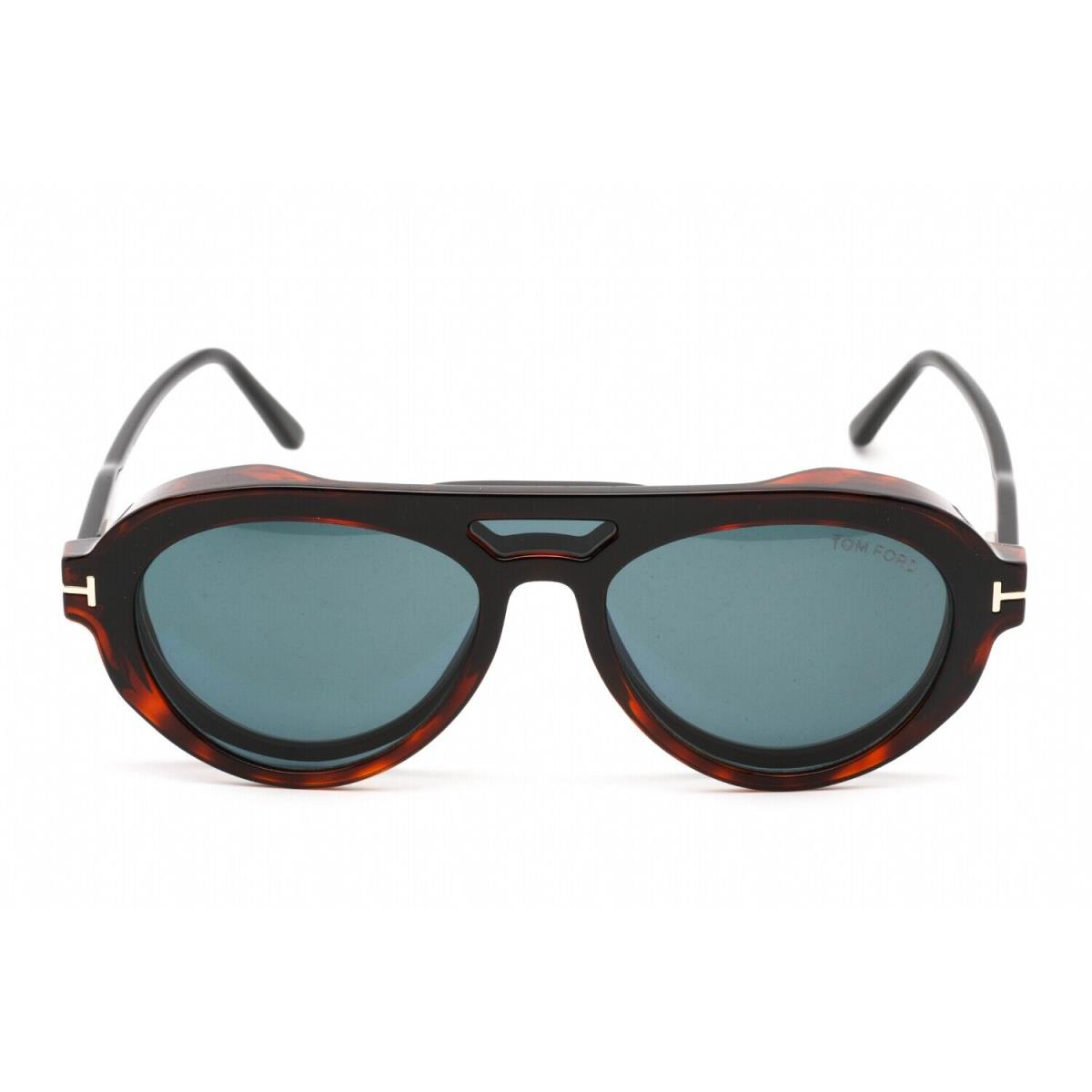 Tom Ford FT5760-B 001 Eyeglasses Shiny Black Frame 55mm