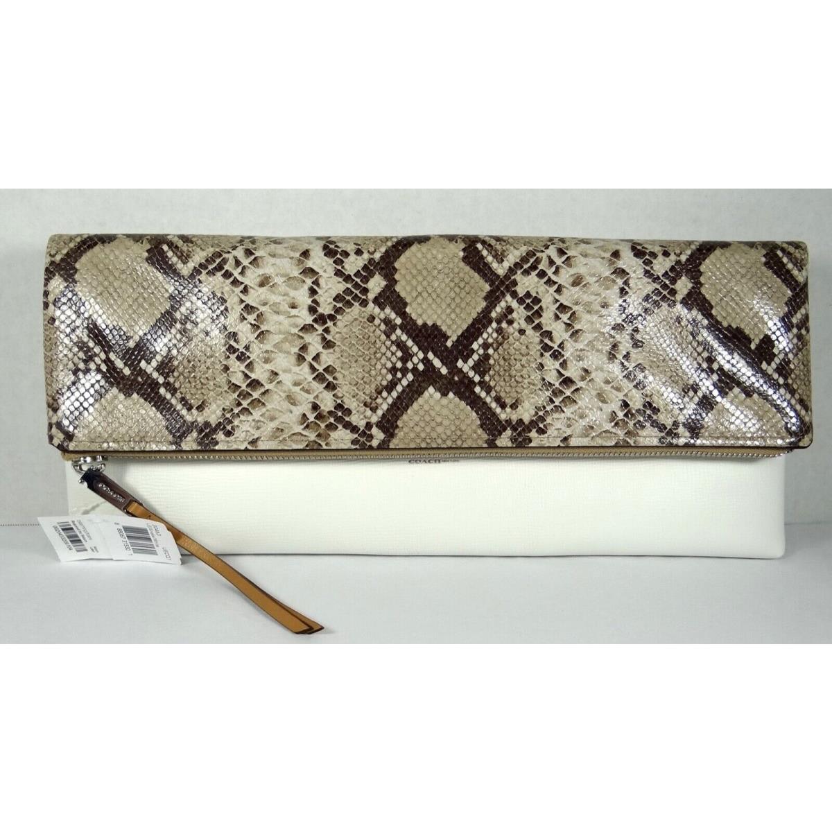 Coach The Large Clutchable in Python Print Leather 30463