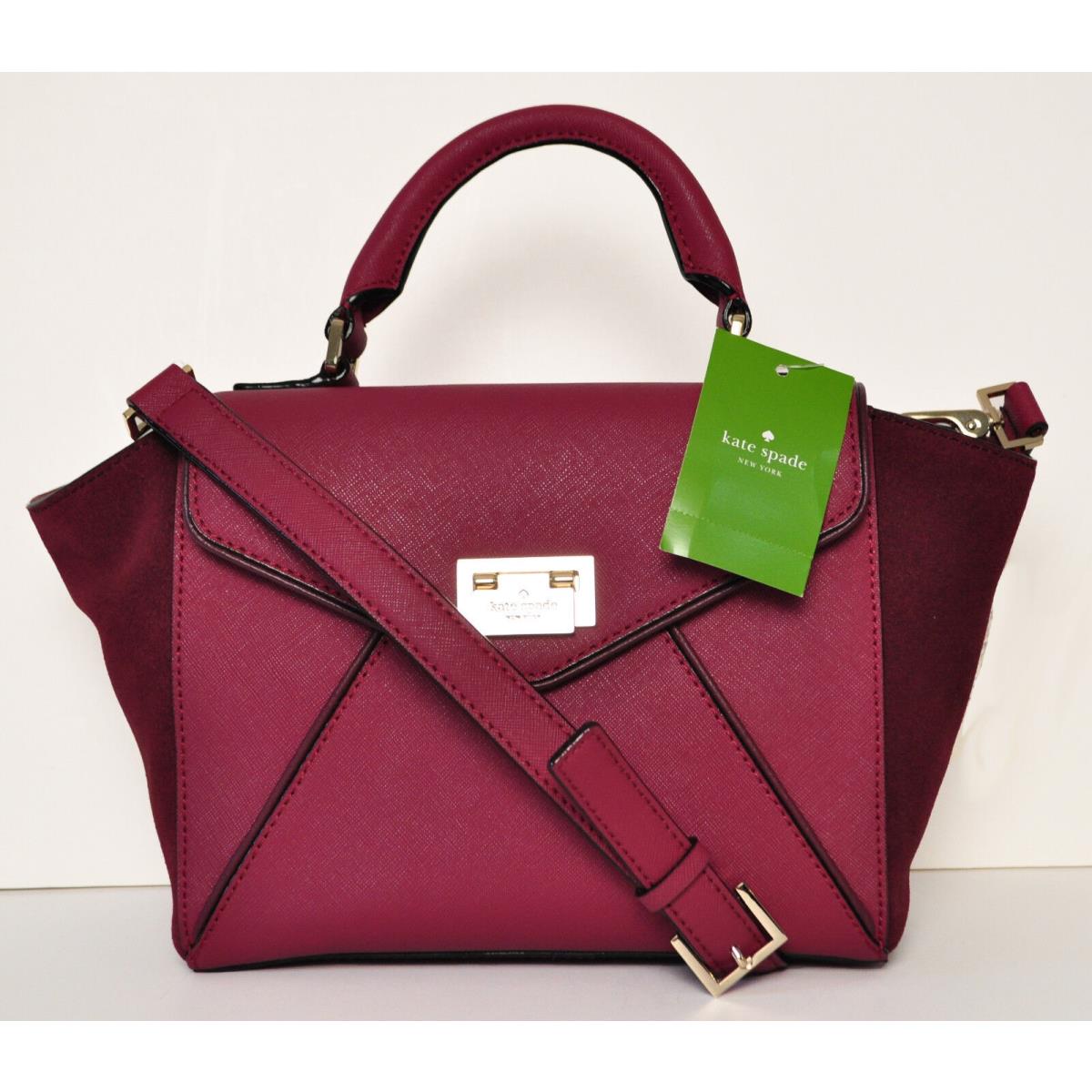 Kate Spade York Wesley Place Suede Laurel Handbag - Kate Spade bag -  098689869858 | Fash Brands