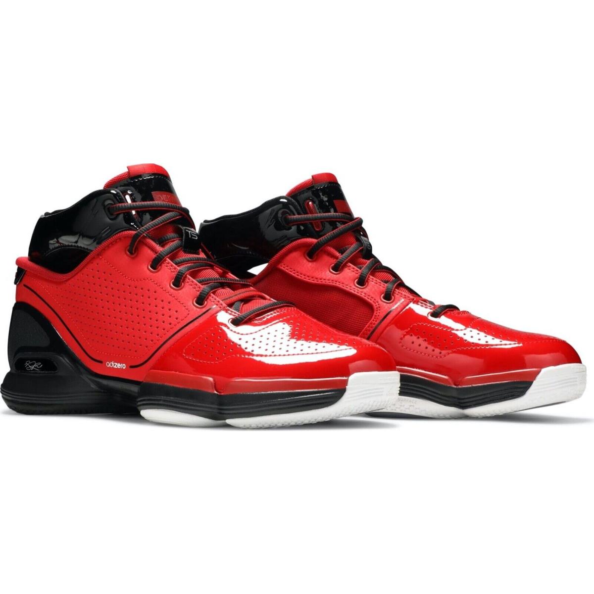 Adidas Adizero Rose 1 Basketball Shoe Men Sz 9.5 Red Scarlet White Black G57744