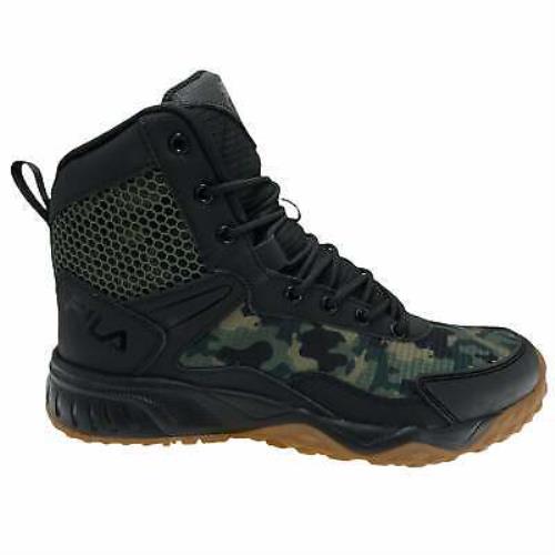 Fila Mens Chastizer Camo Tactical Hi Top Casual Fashion Combat Work Shoes Boots