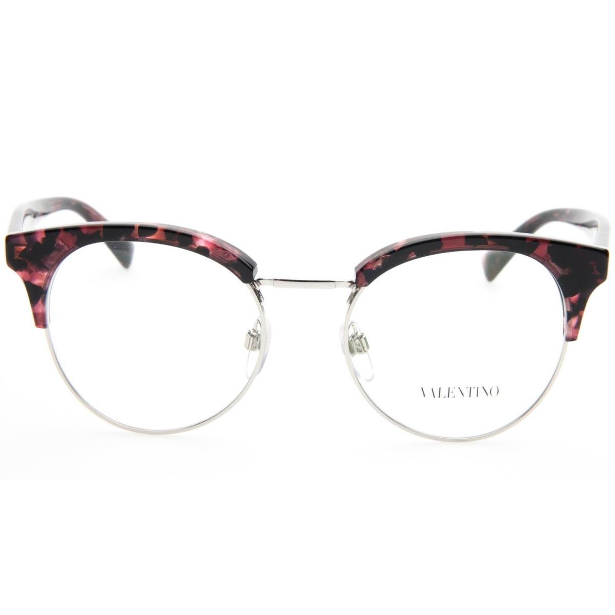 Valentino VA 3015 5032 Dark Pink Havana Eyeglasses 49-18-140 B45mm Italy