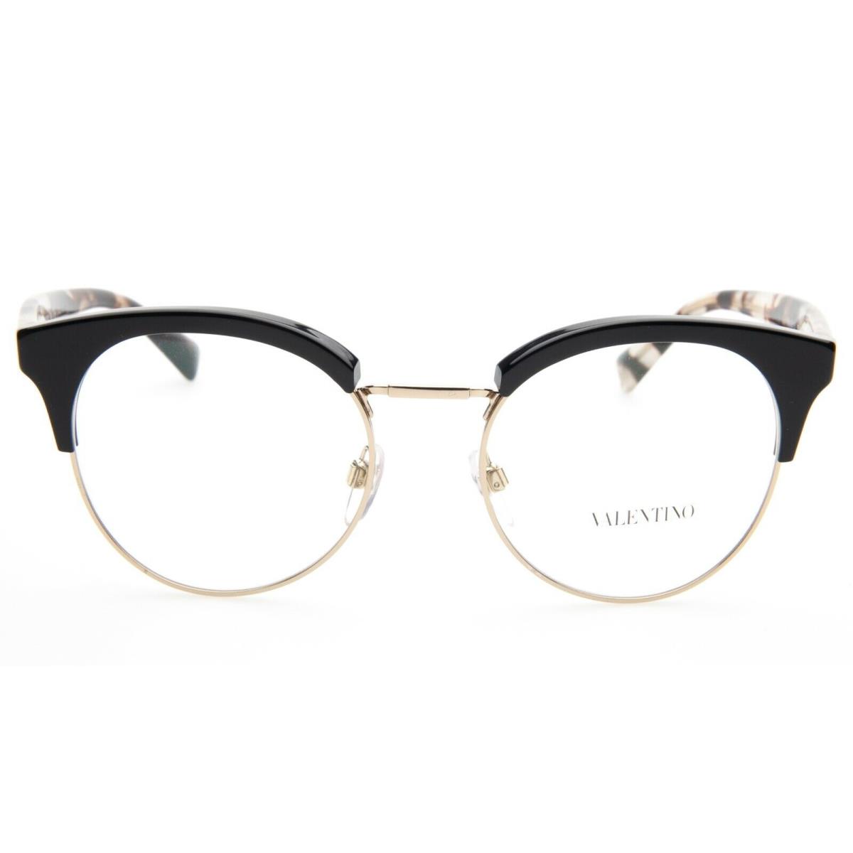 Valentino VA 3015 5001 Light Gold /black Eyeglasses 51-18-140 B47mm Italy