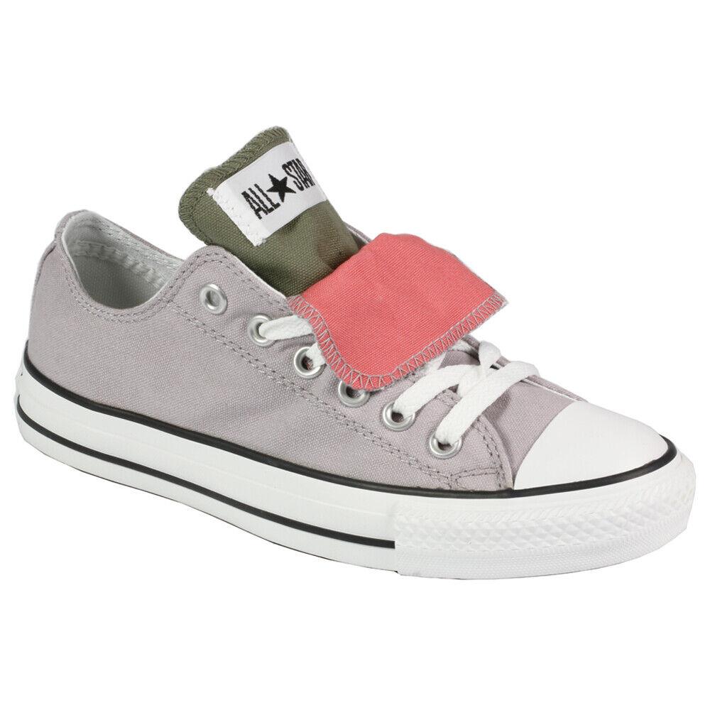 Converse Unisex Adult Chuck Taylor Double Tongue Lace Up Gull Grey 119187