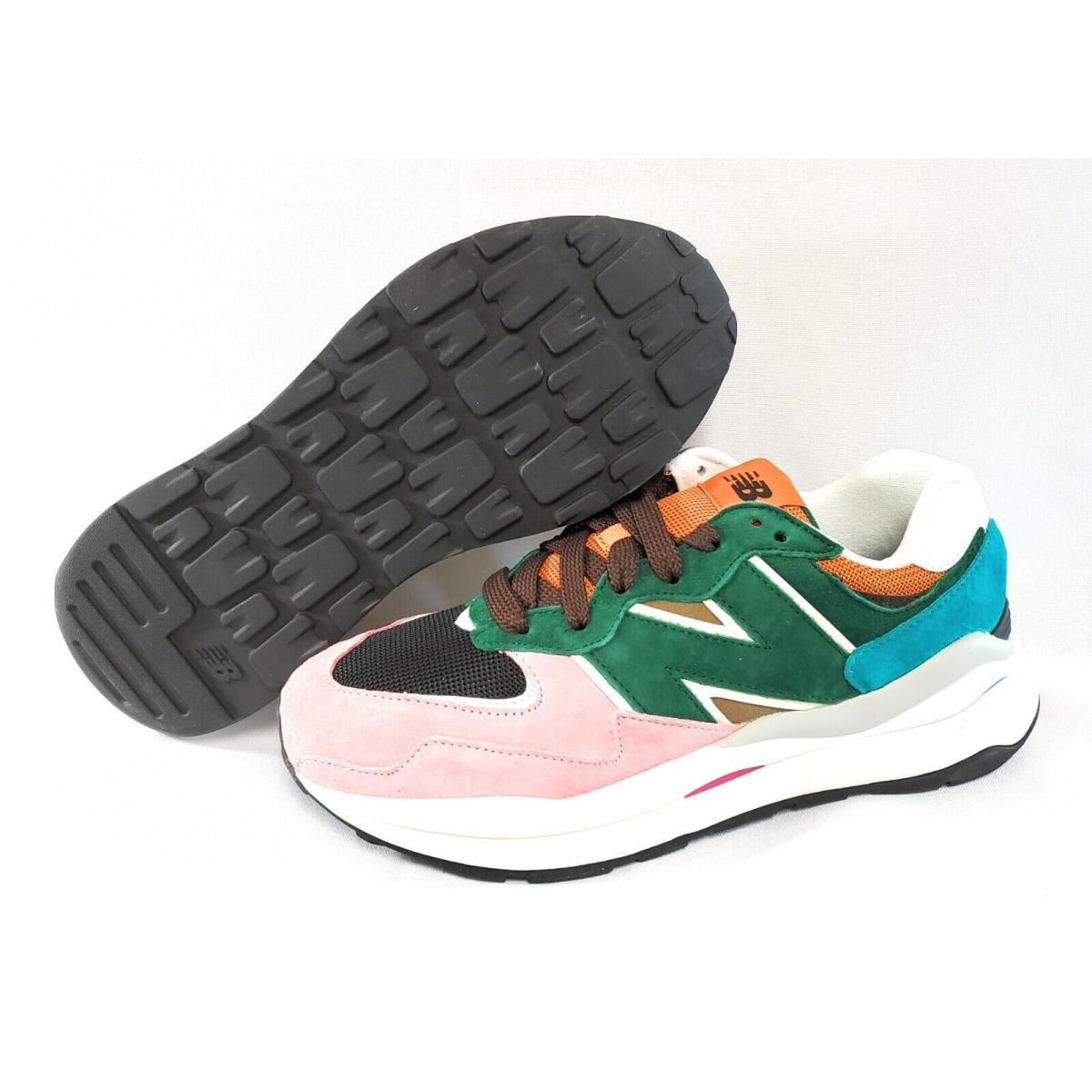 Mens Balance 5740 FM1 Pink Multicolor Suede Sneakers Shoes