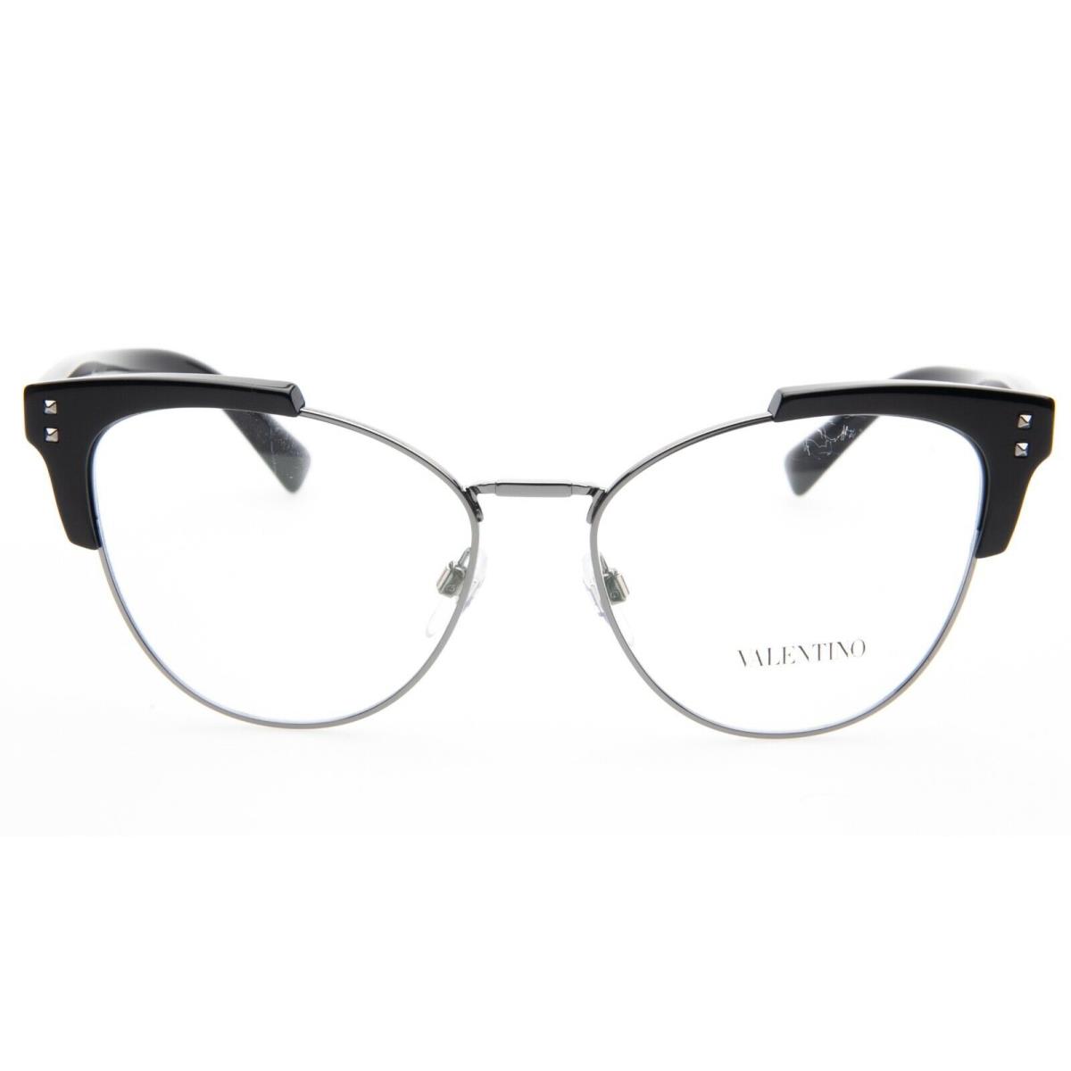 Valentino VA 3027 5001 Black /gunmetal Eyeglasses Frame 53-16-140 B46 Italy