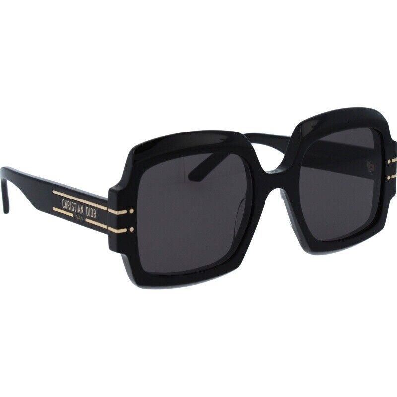 Christian Dior Sunglasses Women`s Diorsignature Blackgrey Oversize Square 55mm 005776372566 9858