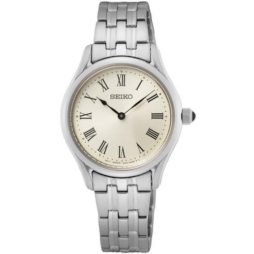 Seiko Ladies Quartz Creal Dial Stainless Steel Watch - SWR069P1