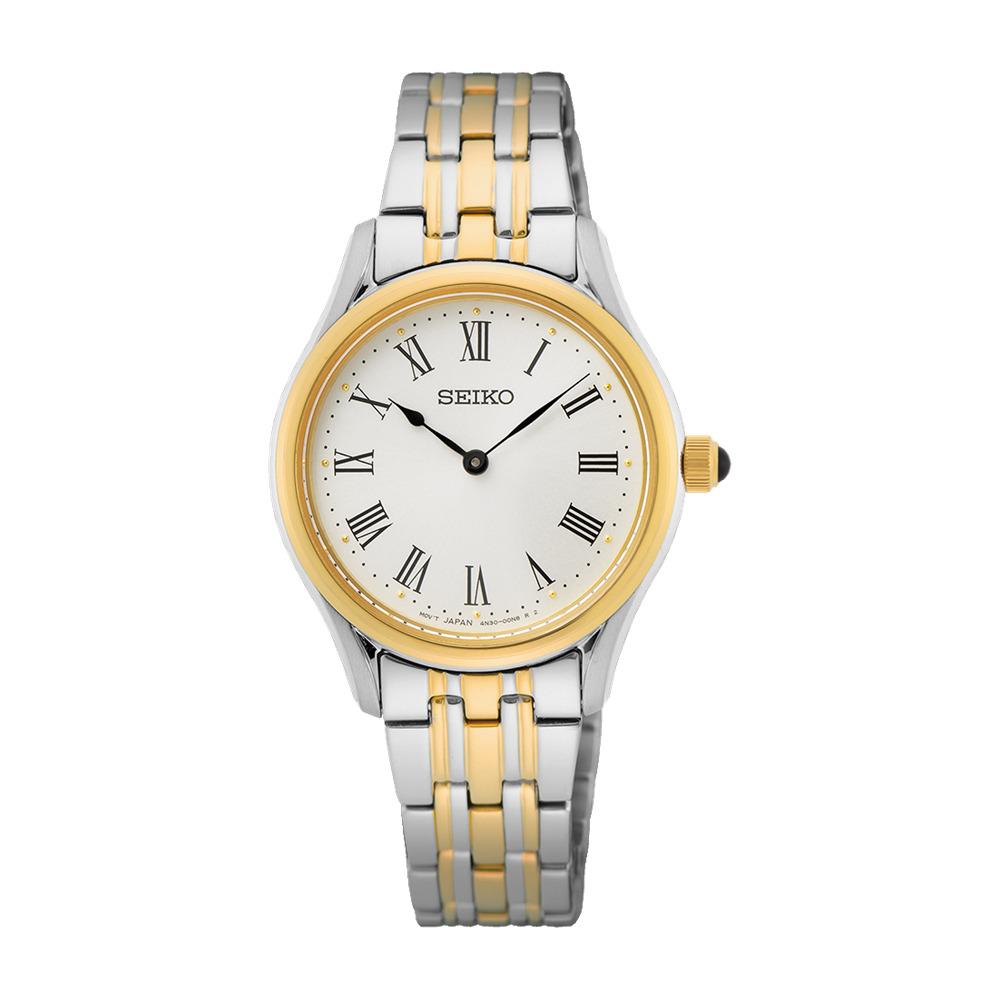 Seiko SWR070 Women`s Essentials Quartz Two-tone Stainless Steel Watch