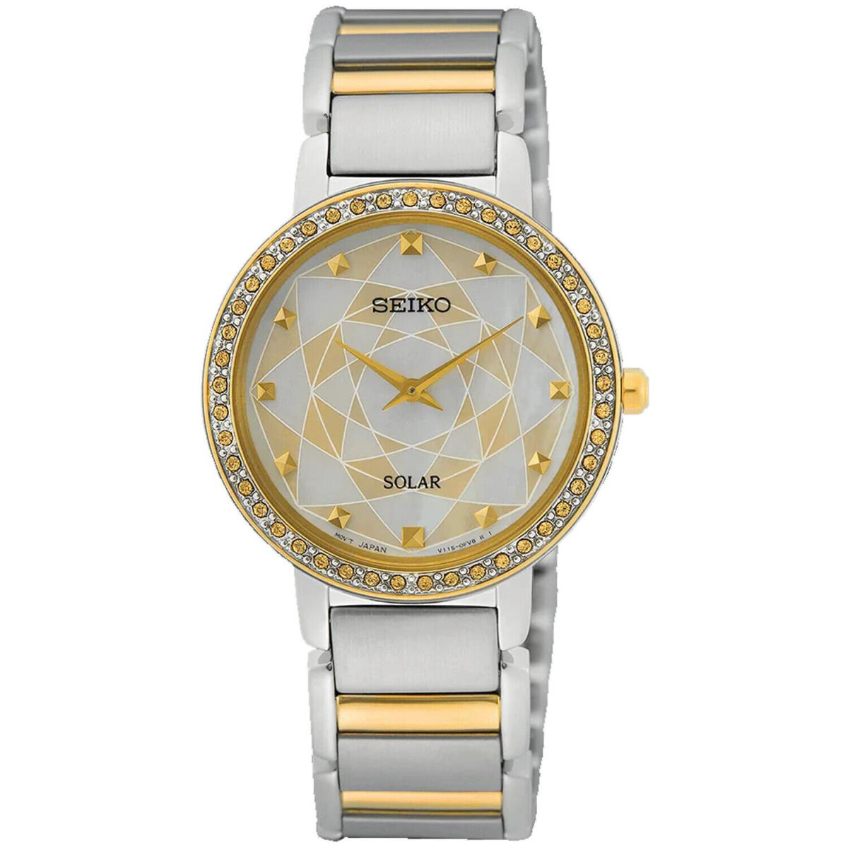 Seiko Women`s Discover More Multicolor Dial Watch - SUP454