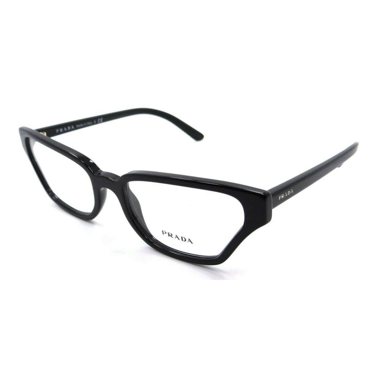 Prada Eyeglasses Frames PR 04XV 1AB-1O1 54-18-140 Shiny Black Made in Italy