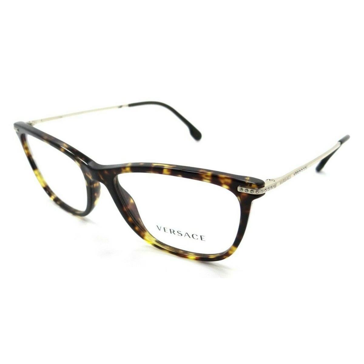 Versace Eyeglasses Frames VE 3274B 108 54-16-140 Dark Havana Made in Italy