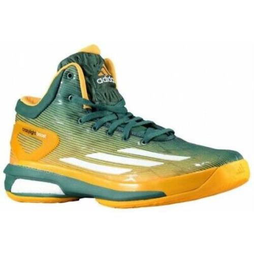 Adidas Crazylight Boost C76571 Men Size 13.0 College Pack Cool Green