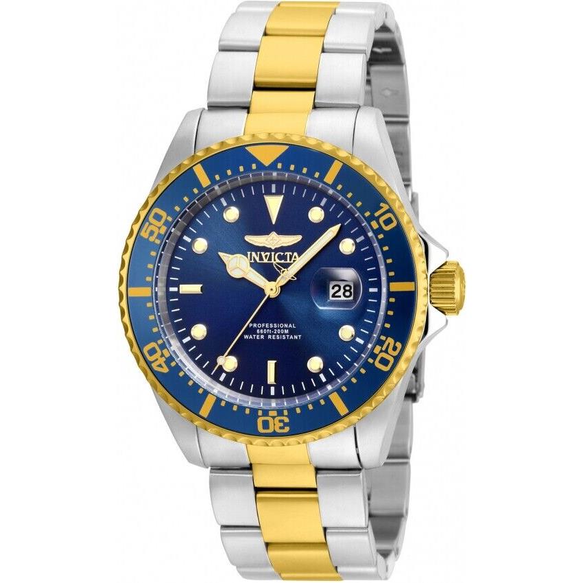 Invicta Pro Diver Blue Dial Two-tone Men`s Watch 22058