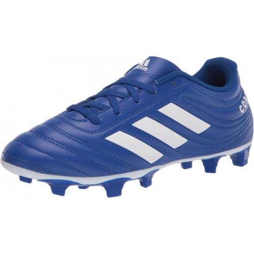 Adidas Mens Copa 20.4 Firm Ground Soccer Shoe Blue/white/blue 5.5 US