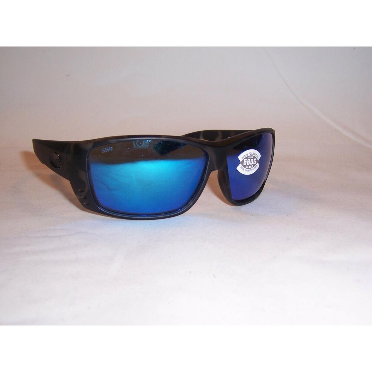 Costa Del Mar Cat Cay Sunglasses Tiger Shark/blue Mirror Poarlized 580G