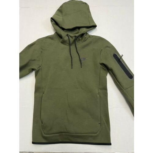 olive green and black nike hoodie