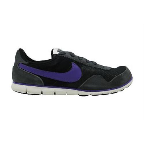 Nike Womens Victoria NM Low Top Lace Up Running Black/court Purple Size 5.5 - Black/Court Purple