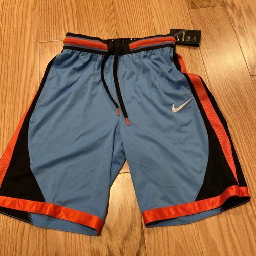 Nike Vaporknit Basketball Pants Men`s Size M Blue Black AT3163-462