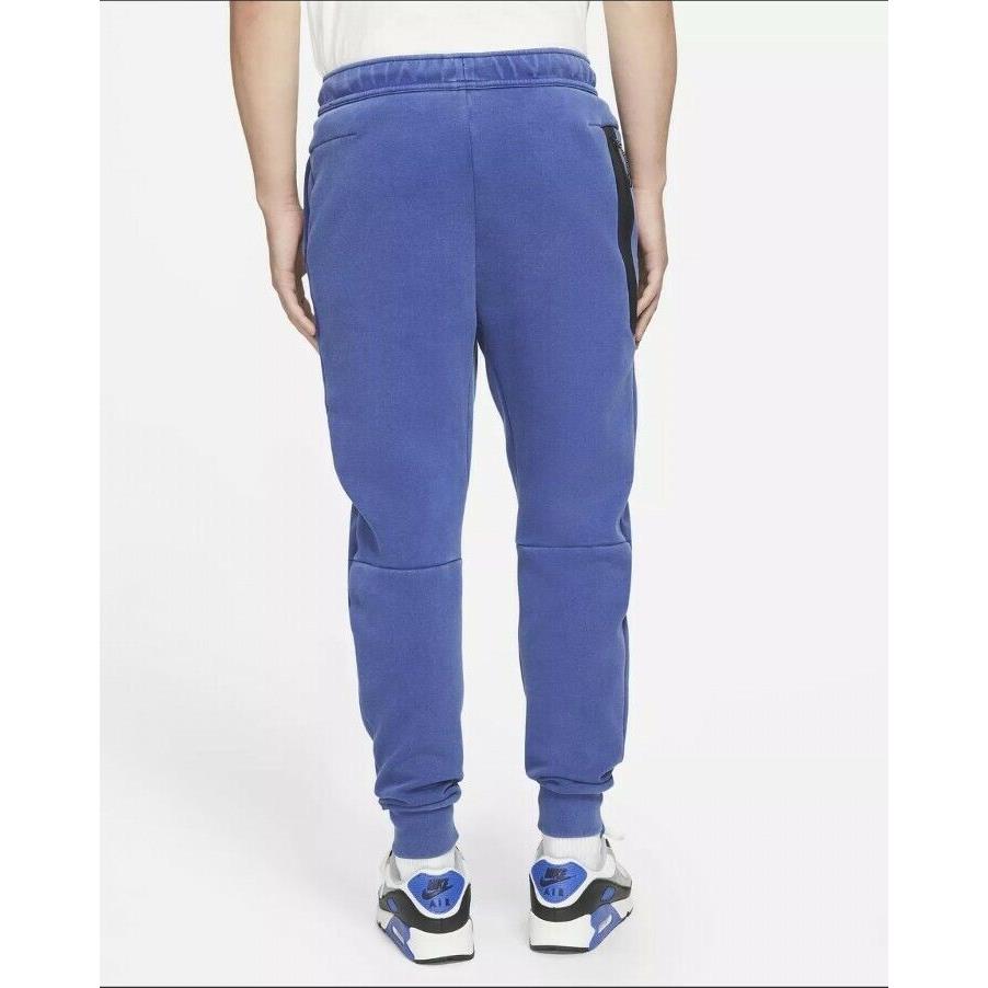 Nike Mens Tech Fleece Washed Taper Leg Pants Size Small CZ9918 455 Royal Blue