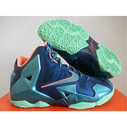 teal and pink lebrons